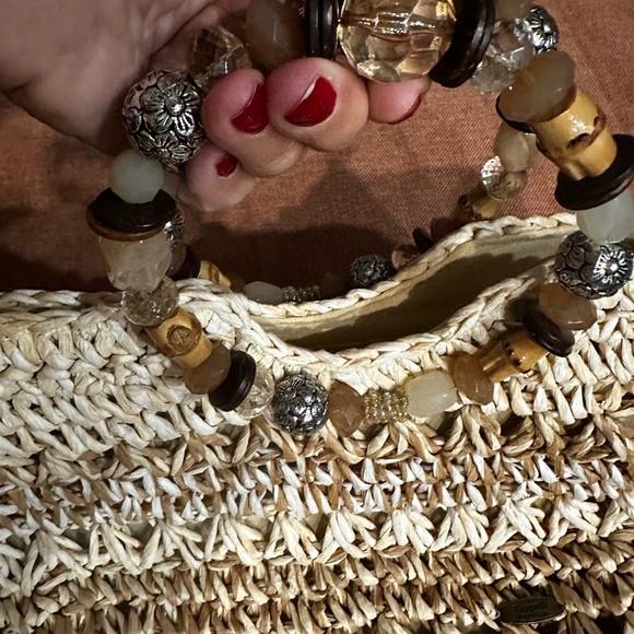 Woven straw Handbag - Picture 3 of 10